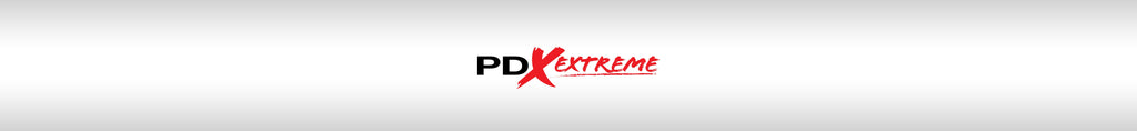 PDX Extreme logo on a silver gradient background.