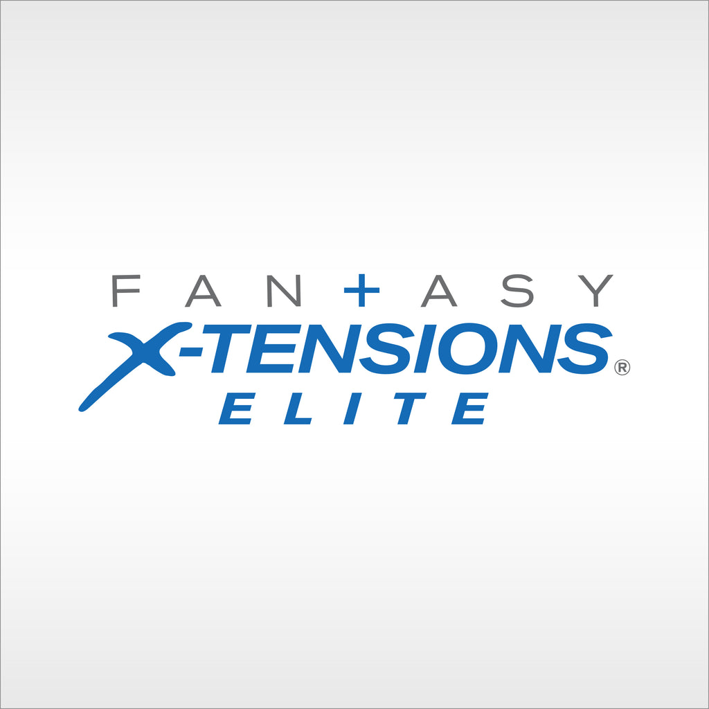 Fantasy X-tensions Elite logo on a silver background