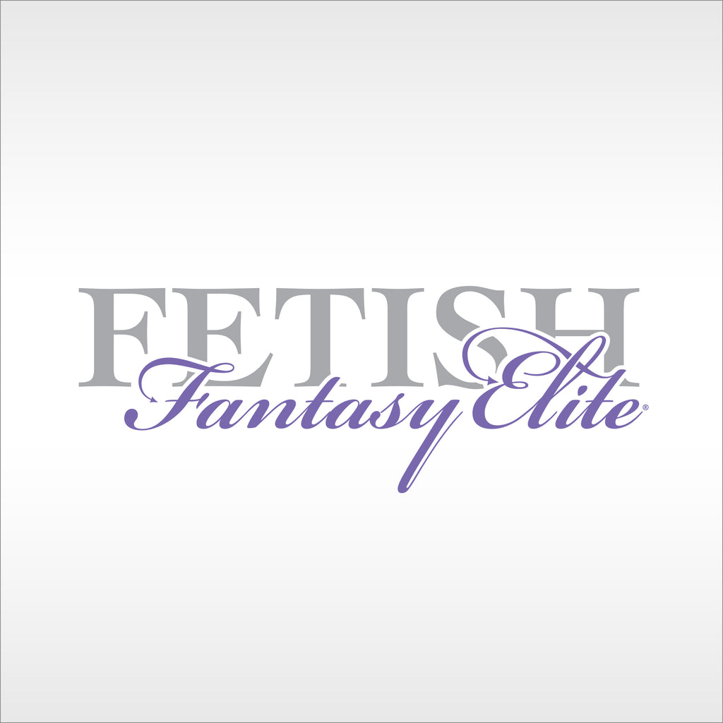Fetish Fantasy Elite logo on a silver background