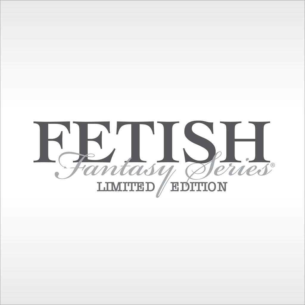 Fetish Fantasy Series Limited Edition logo on a silver background