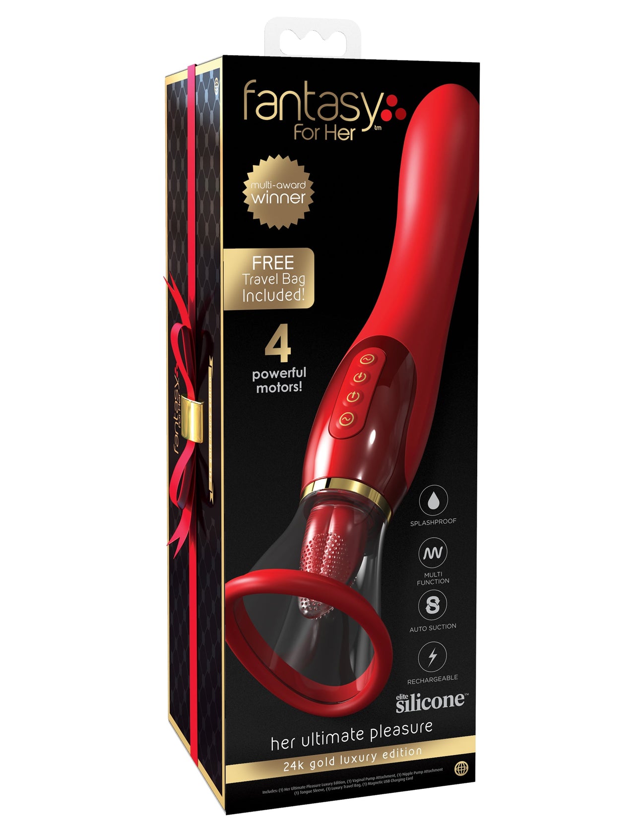 Fantasy For Her Her Ultimate Pleasure Holiday Version - Red  Pipedream  Wholesale
