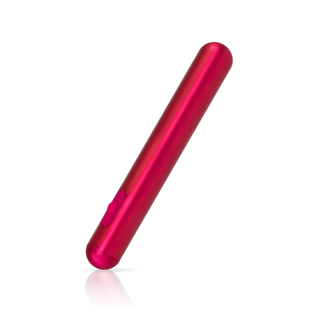 Angled side facing bullet vibrator in metallic pink #pink
