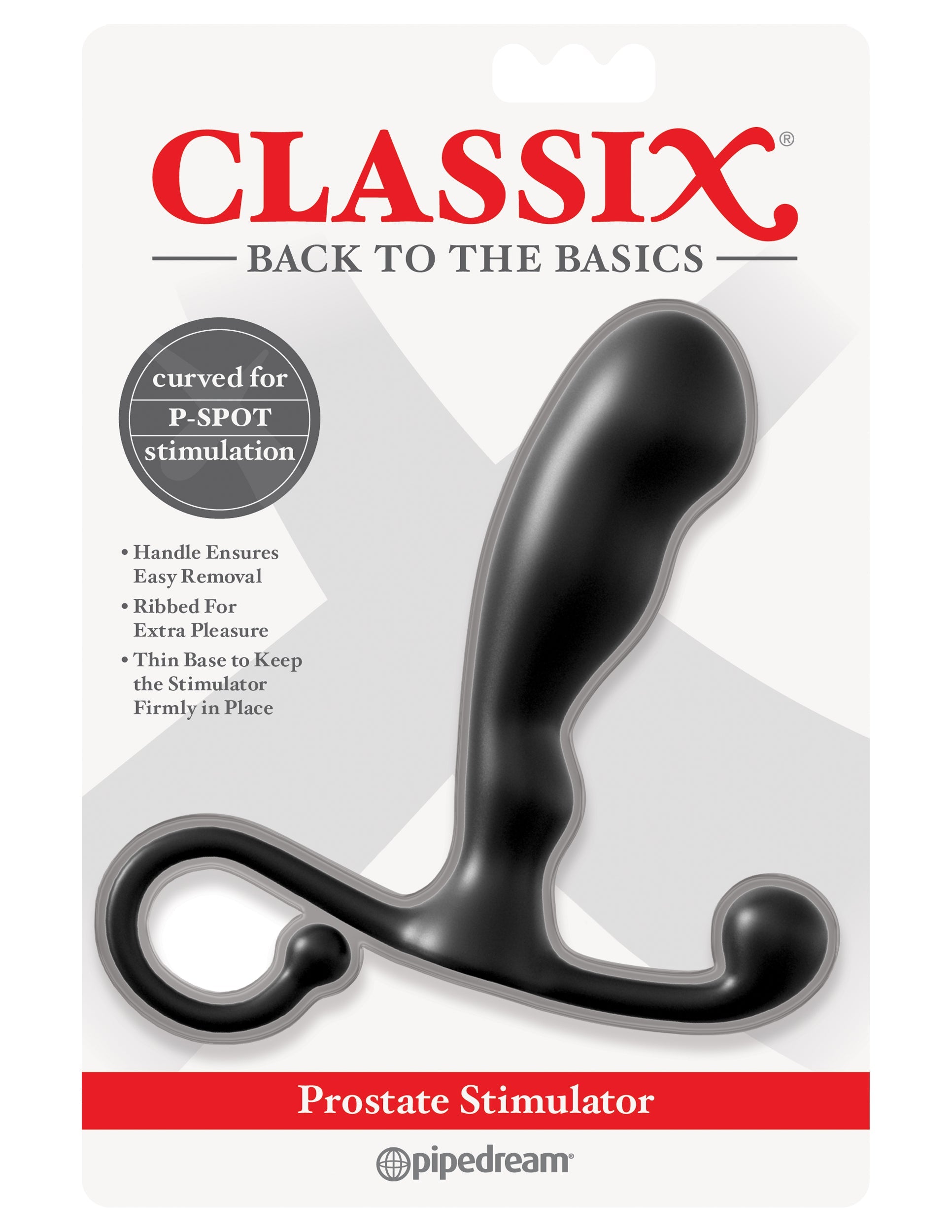 Classix Prostate Stimulator - Black – Pipedream Products Wholesale