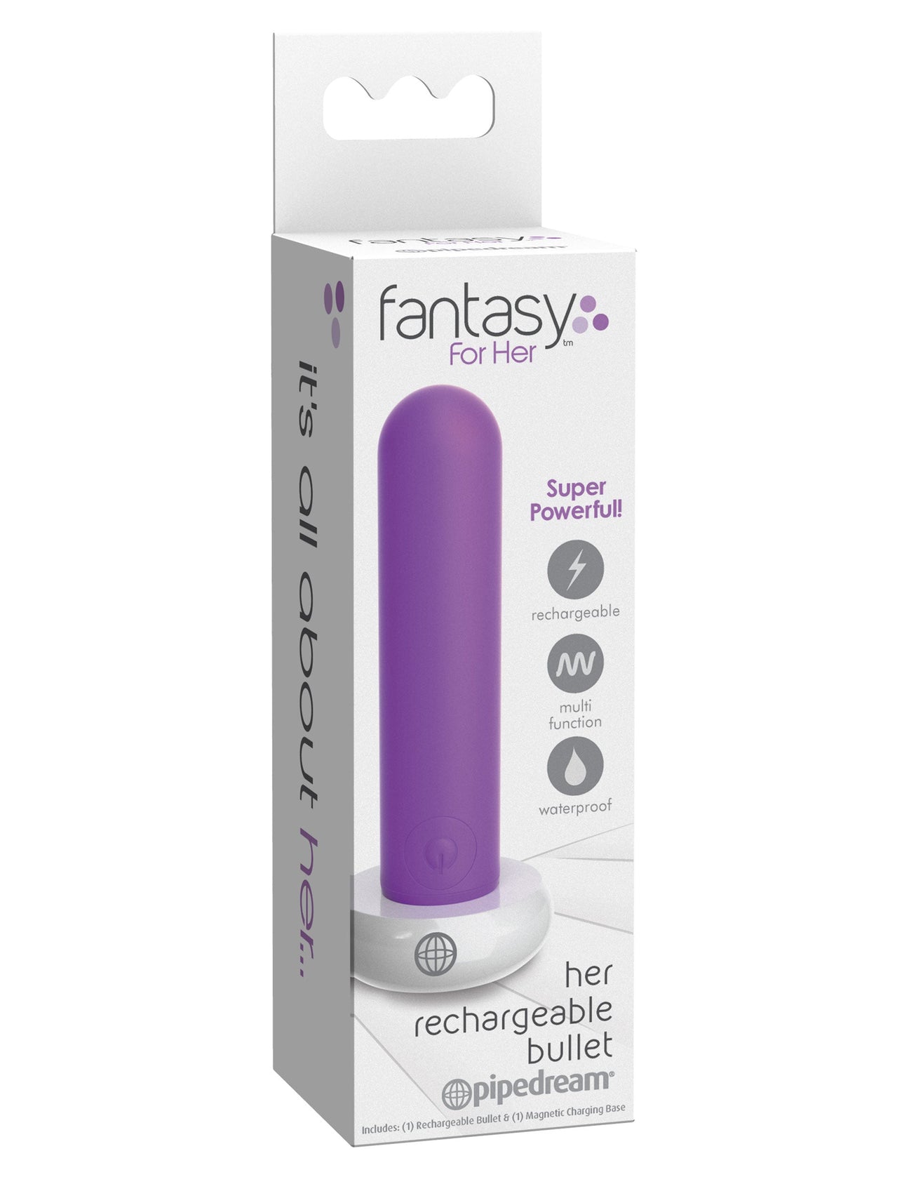 Fantasy For Her Her Rechargeable Bullet - Purple Pipedream Wholesale Fantasy For Her Her Rechargeable Bullet - Purple Pipedream Wholesale